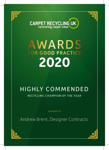 Carpet Recycling UK Award Winners - Carpet Recycling UK